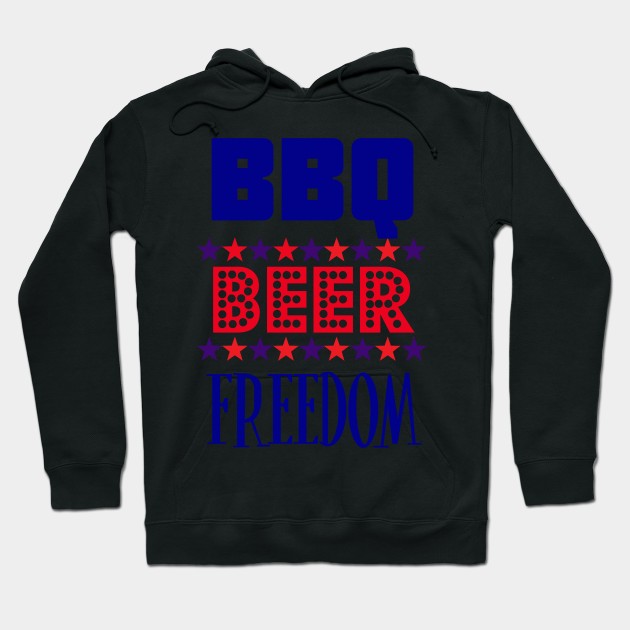 BBQ Beer Freedom parody Hoodie by AndythephotoDr